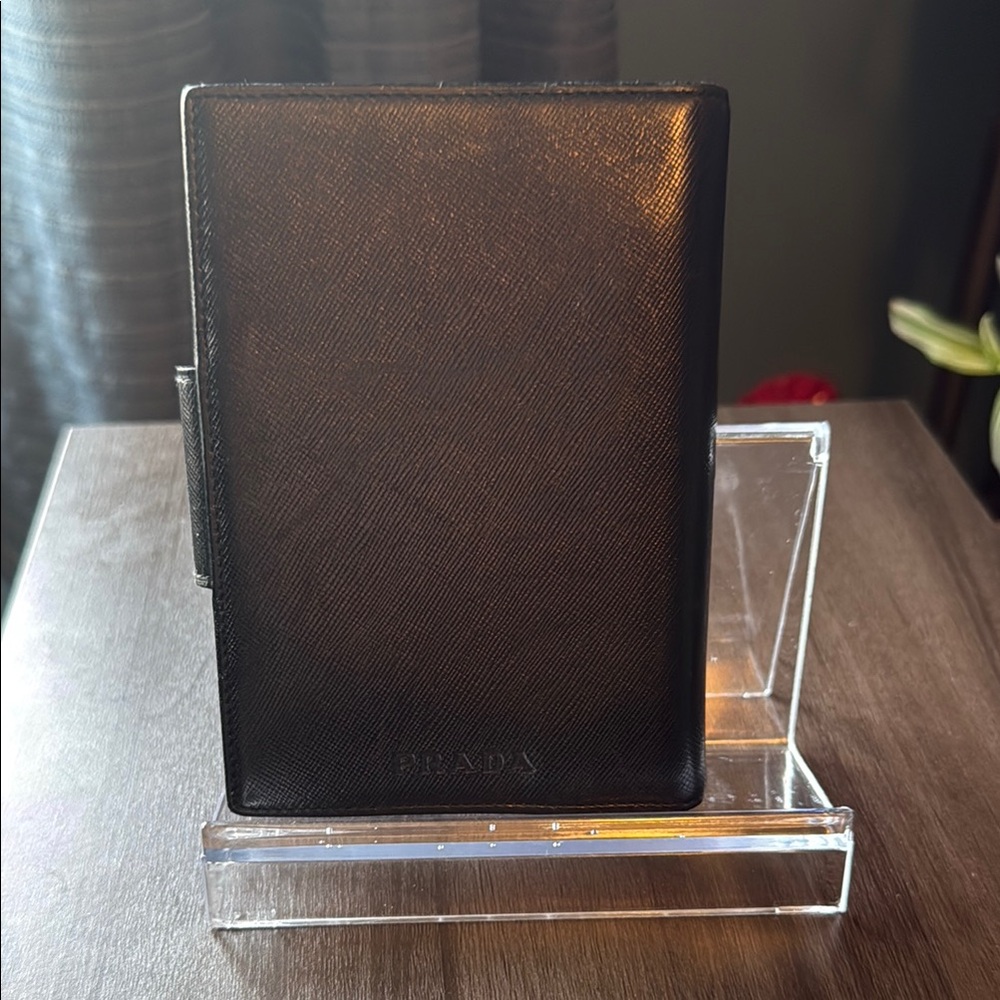 Authentic Prada Black Leather Agenda - Picture 3 of 9